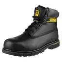 Caterpillar Mens Holton Safety Boots - Black, Size 6