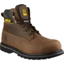 Caterpillar Mens Holton Safety Boots - Brown, Size 6