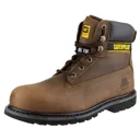 Caterpillar Mens Holton Safety Boots - Brown, Size 6