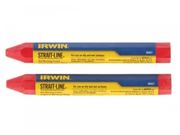 Straight Line Marking Crayons Red  Pack of 2