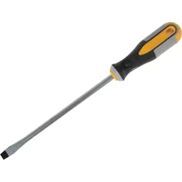 Roughneck Magnetic Flared Slotted Screwdriver - 10mm, 200mm