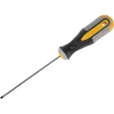 Roughneck Soft Grip Magnetic Slotted Terminal Screwdriver - 3mm, 100mm