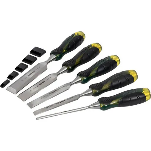 Roughneck 5 Piece Bevel Edge Chisel Set