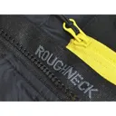 Roughneck Mens Hybrid Soft Shell Jacket - Black / Yellow, M