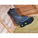 Roughneck Mens Hurricane Rigger Safety Boots - Dark Brown, Size 7