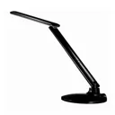 Success LED desk lamp with clock, black