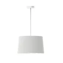 Aluminor Sacha hanging light, fabric lampshade