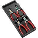 Facom 4 Piece Circlip Plier Set in Plastic Module Tray