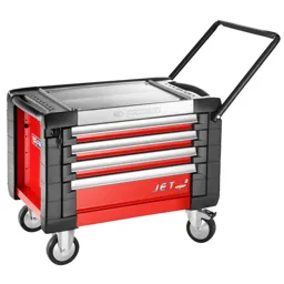 Facom JET+ 4 Drawer Compact Roller Cabinet - Red
