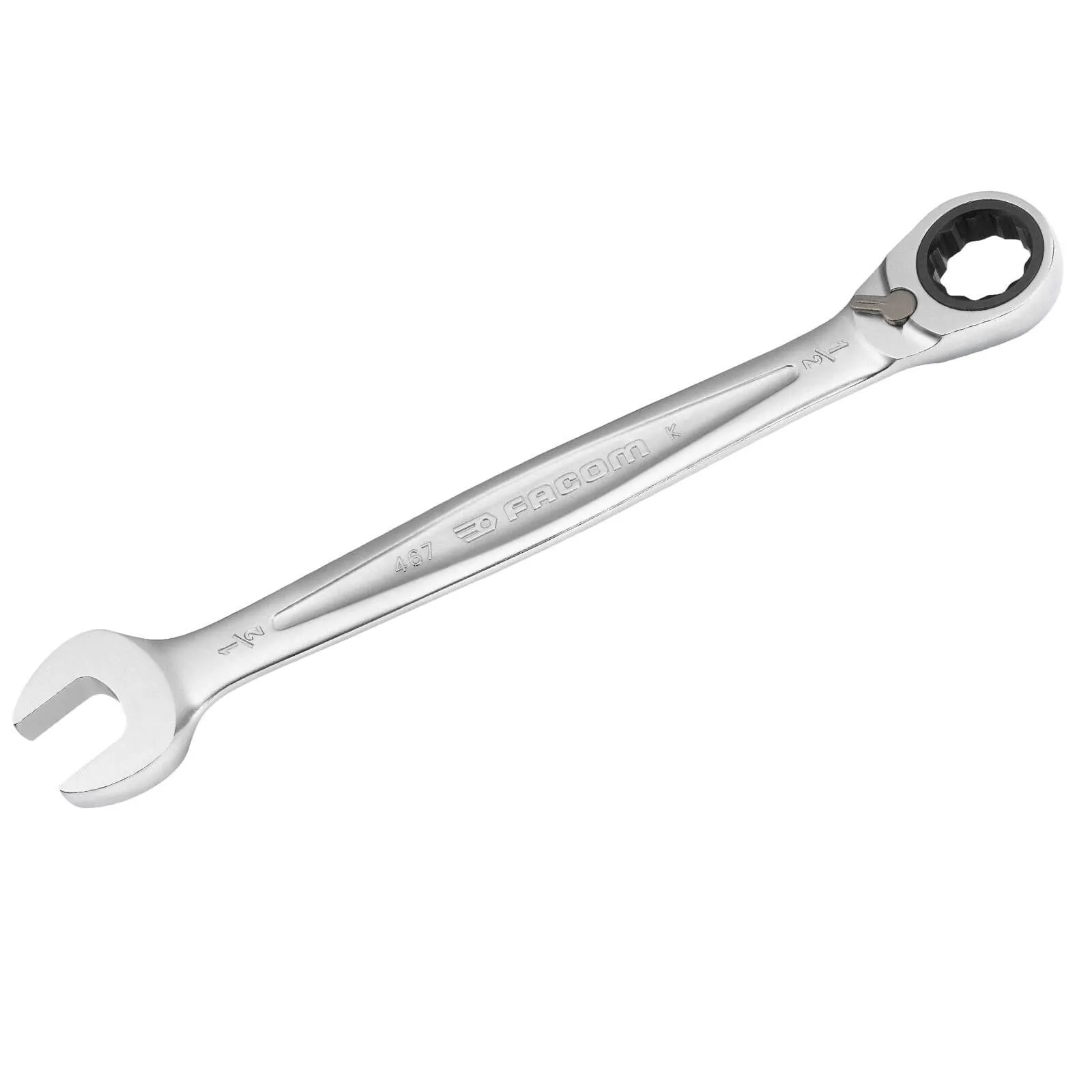 Facom 467 Ratchet Combination Spanner Imperial - 7/16"