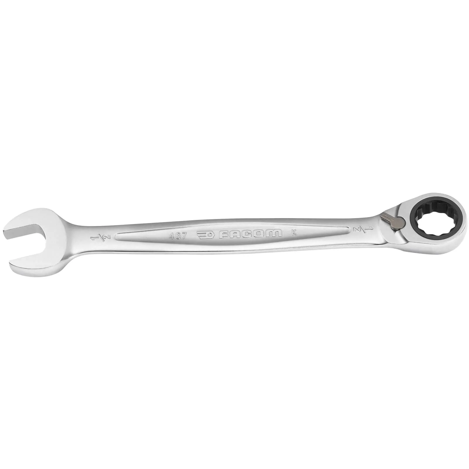 Facom 467 Ratchet Combination Spanner Imperial - 15/16"