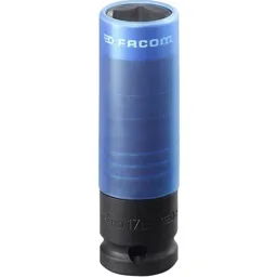 Facom 1/2" Drive Reinforced Impact Socket for Alloy Wheels Metric - 1/2", 17mm