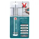 V33 Grey Matt Grout pen, 15ml
