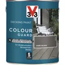 V33 Colour guard Matt dark silver Decking paint, 2.5L