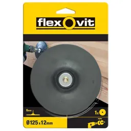 Flexovit 125mm Backing Pad For Drills - 125mm
