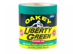 Oakey Liberty Green Sanding Roll 115mm x 5mtr - 120 Grit