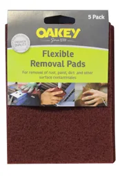 Oakey Preperation Nylon Pad   Pack of 5  Brown