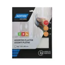 Norton Aluminium oxide Assorted Hand sanding sheets, Pack of 5