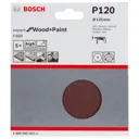 Bosch Wood Sanding Disc 125mm - 125mm, 120g, Pack of 5