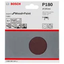 Bosch Wood Sanding Disc 125mm - 125mm, 180g, Pack of 5