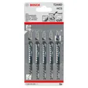 Bosch T244 D Wood Cutting Jigsaw Blades - Pack of 5