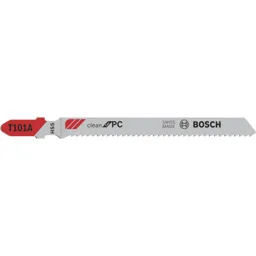 Bosch T 101 A Acrylic and Plastic Cutting Jigsaw Blades - Pack of 5