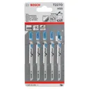 Bosch T227 D Aluminium Cutting Jigsaw Blades - Pack of 5