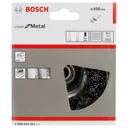 Bosch 0.5mm Crimped Steel Wire Cup Brush - 100mm, M14 Thread