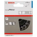 Bosch 0.5mm Knotted Steel Wire Cup Brush - 70mm, M14 Thread