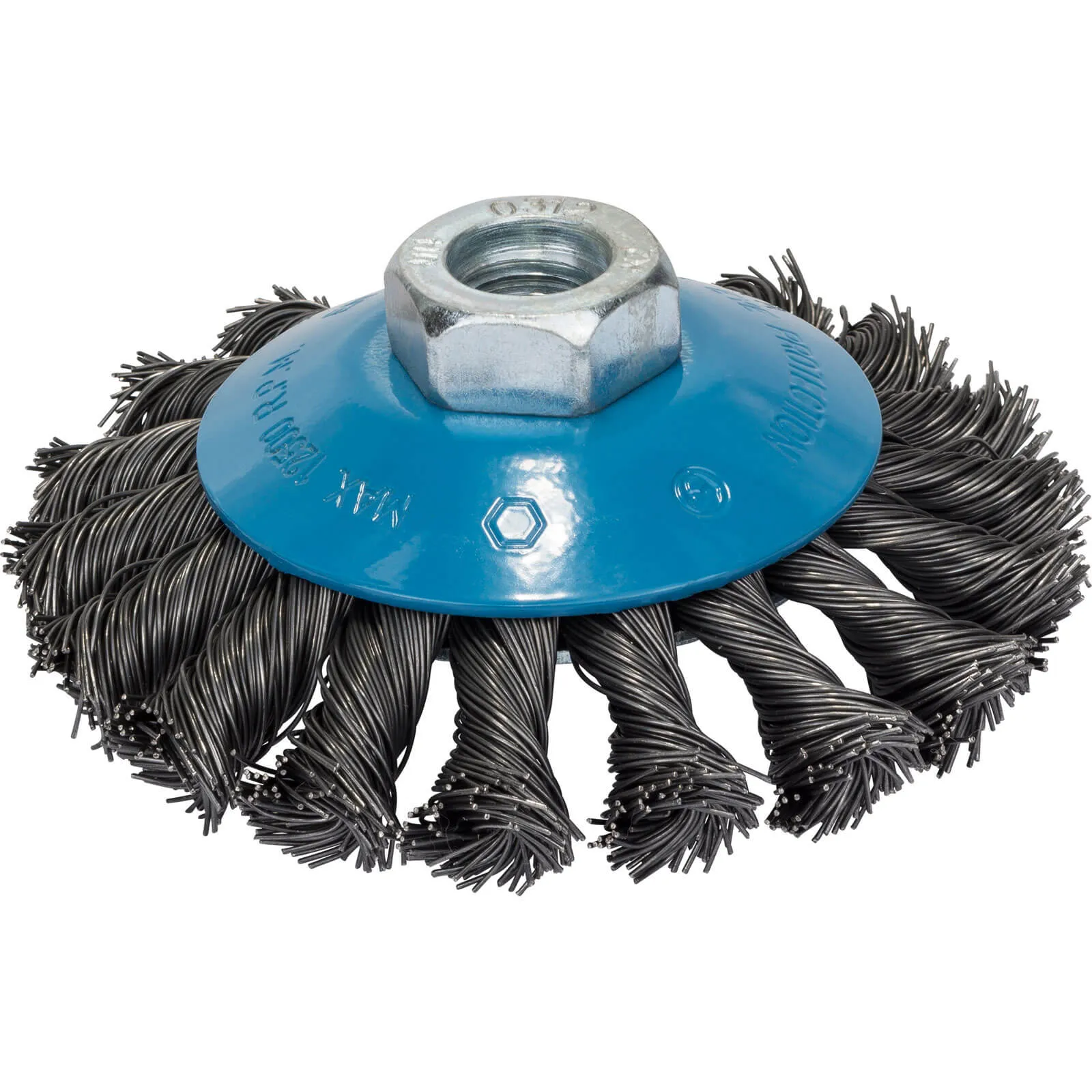 Bosch 0.5mm Knotted Conical Steel Wire Wheel Brush - 100mm, M14 Thread
