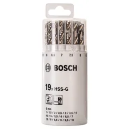 Bosch 19 Piece HSS-G Drill Bit Set