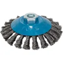 Bosch 0.5mm Knotted Conical Steel Wire Wheel Brush - 115mm, M14 Thread