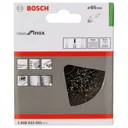 Bosch 0.3mm Inox Crimped Wire Cup Brush - 65mm, M14 Thread