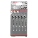 Bosch T101 AOF Hard Wood Cutting Jigsaw Blades - Pack of 5