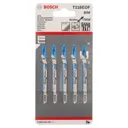 Bosch T118 EOF Metal Cutting Jigsaw Blades - Pack of 5