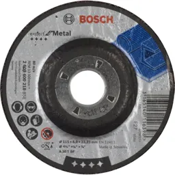 Bosch A30T BF Drepressed Centre Metal Grinding Disc - 115mm