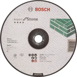 Bosch C24R BF Depressed Stone Cutting Disc - 230mm
