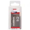 Bosch HSS-G Double Ended Stub Drill Bits - 2.5mm, Pack of 10