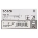 Bosch HSS-G Double Ended Stub Drill Bits - 3mm, Pack of 10