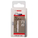 Bosch HSS-G Double Ended Stub Drill Bits - 3.3mm, Pack of 10