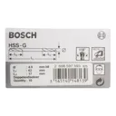 Bosch HSS-G Double Ended Stub Drill Bits - 4.9mm, Pack of 10