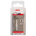 Bosch HSS-G Double Ended Stub Drill Bits - 5mm, Pack of 10