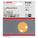 Bosch C470 Best for Wood and Paint Sanding Discs 115mm - 115mm, 120g, Pack of 5