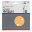 Bosch Red Wood Top Sanding Disc 150mm - 150mm, Assorted, Pack of 6