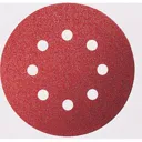 Bosch Red Wood Sanding Disc 115mm - 115mm, 120g, Pack of 5