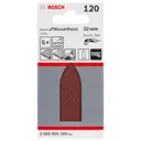 Bosch C430 Hook and Loop Delta Sanding Fingers for Paint and Wood - 120g, Pack of 5