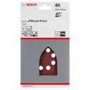 Bosch Punched Hook and Loop Multi Sanding Sheets - 100mm x 170mm, 40g, Pack of 5
