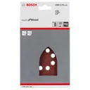 Bosch Punched Hook and Loop Multi Sanding Sheets - 100mm x 170mm, 80g, Pack of 5