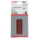 Bosch Punched Hook and Loop Sanding Sheets - 80mm x 133mm, 60g, Pack of 10