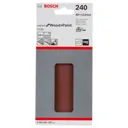 Bosch Punched Hook and Loop Sanding Sheets - 80mm x 133mm, 240g, Pack of 10